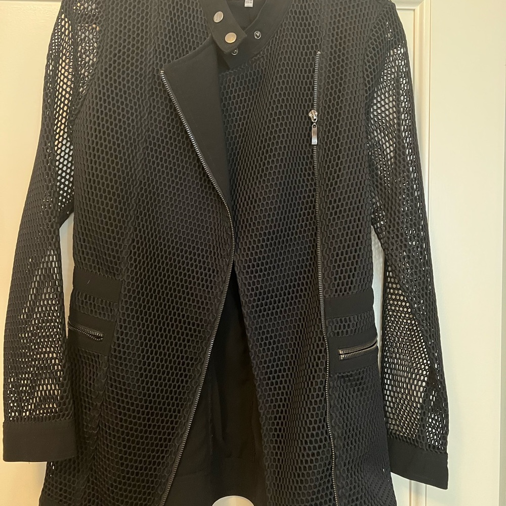 Mesh black jacket